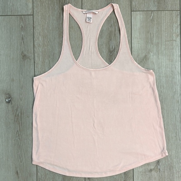 Victoria's Secret Tops - Victoria's Secret Pink Ribbed Tank Top